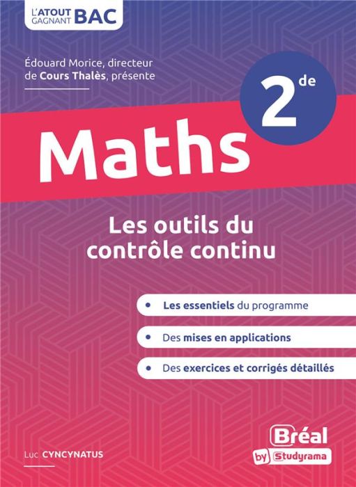 Emprunter Mathématiques 2de. Les outils du contrôle continu livre