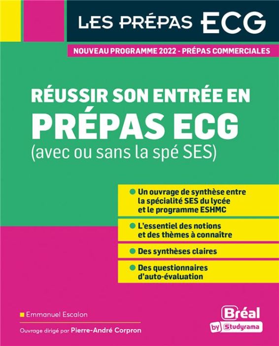 Emprunter Réussir son entrée en prépas ECG (avec ou sans la spé SES) livre