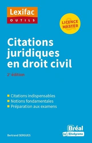 Emprunter Citations juridiques en droit civil livre