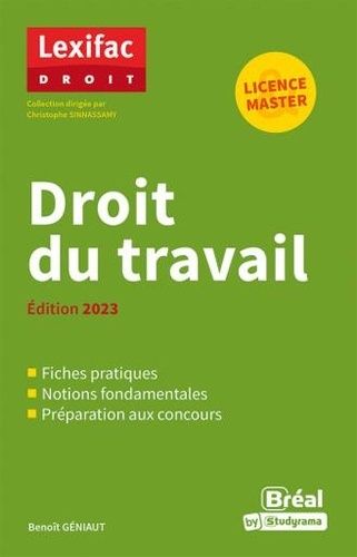 Emprunter Droit du travail. Edition 2023 livre