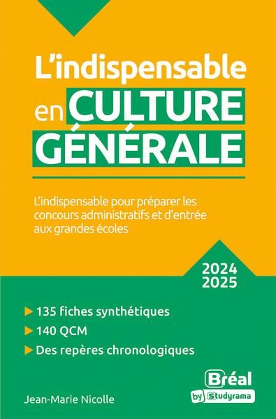 Emprunter L'indispensable en culture générale. Edition 2024-2025 livre