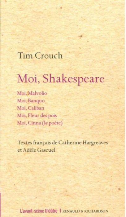 Emprunter Moi, Shakespeare livre