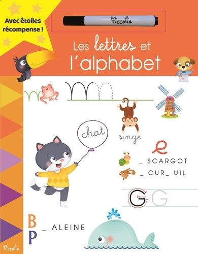 Emprunter Les lettres et l'alphabet. Avec 1 feutre effaçable livre