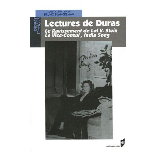 Emprunter Lectures de Duras. Le Ravissement de Lol V. Stein %3B Le Vice-consul - India Song livre