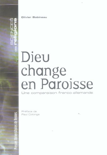 Emprunter Dieu change en paroisse. Une comparaison franco-allemande livre