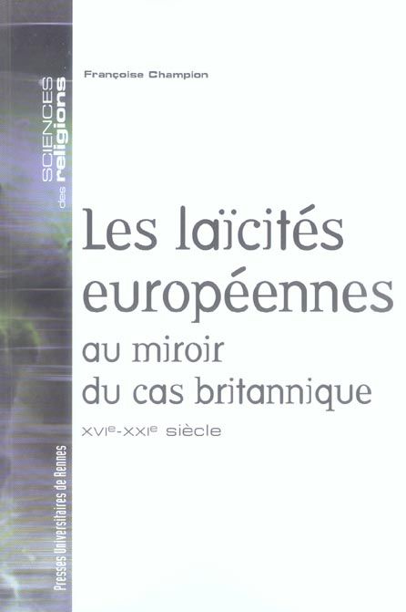 Emprunter Les laïcités européennes au miroir du cas britannique. XVIe-XXIe siècle livre