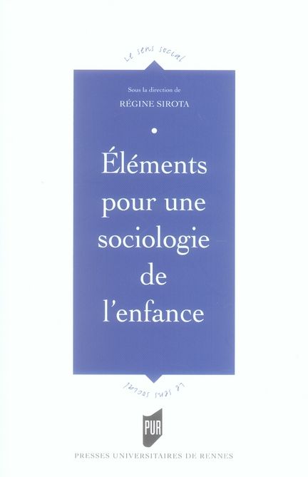 Emprunter Eléments pour une sociologie de l'enfance livre