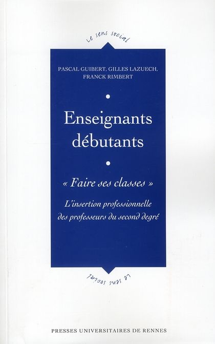 Emprunter Enseignants débutants : 