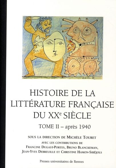 Emprunter Histoire de la littérature française du XXe siècle. Tome 2, après 1940 livre