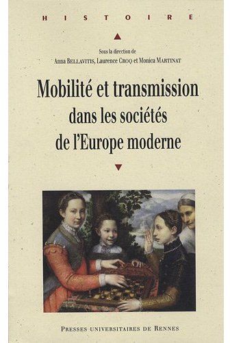 Emprunter Mobilité et transmission dans les sociétés de l'Europe moderne livre