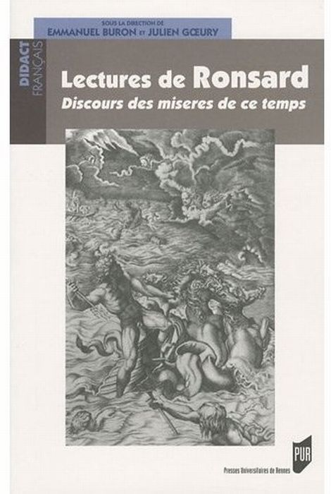 Emprunter Lectures de Ronsard. Discours des miseres de ce temps livre