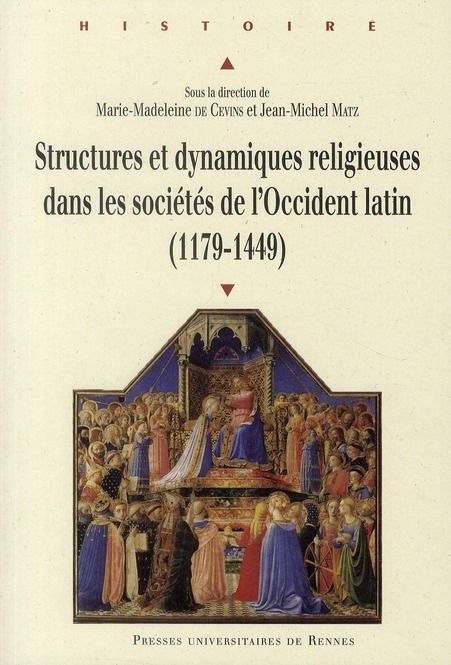 Emprunter Structures et dynamiques religieuses dans les sociétés de l'Occident latin (1179-1449) livre