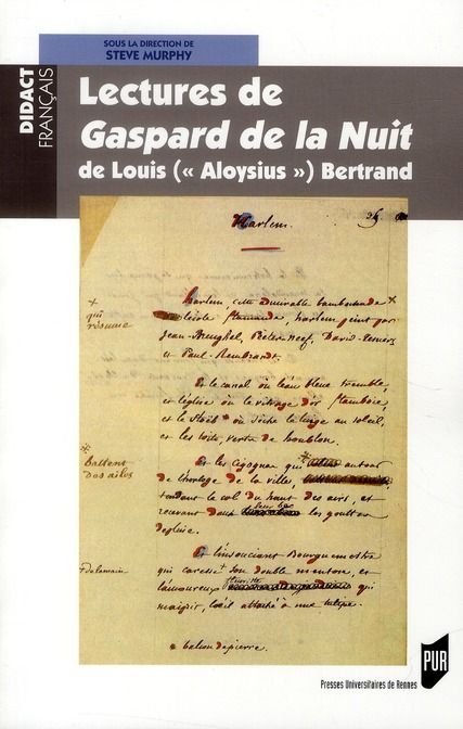 Emprunter Lectures de Gaspard de la Nuit de Louis (