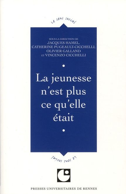 Emprunter La jeunesse n'est plus ce qu'elle était. Colloque de Cerisy livre