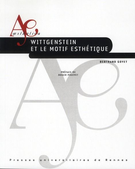 Emprunter Wittgenstein et le motif esthétique livre