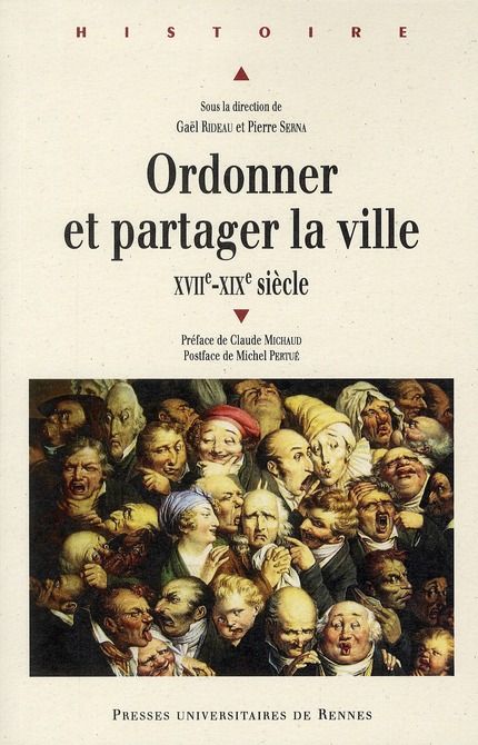 Emprunter Ordonner et partager la ville (XVIIe-XVIIIe siècle) livre