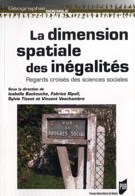 Emprunter La dimension spatiale des inégalités. Regards croisés des sciences sociales livre