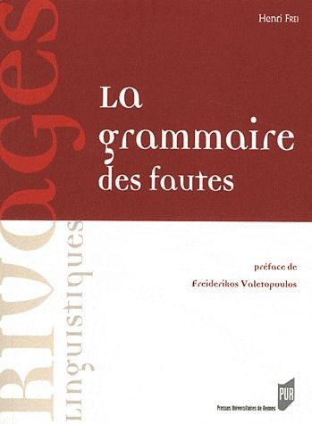 Emprunter La grammaire des fautes livre