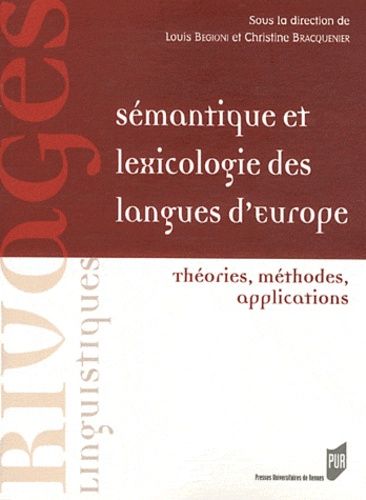 Emprunter Sémantique et lexicologie des langues d'Europe. Théories, méthodes, applications livre