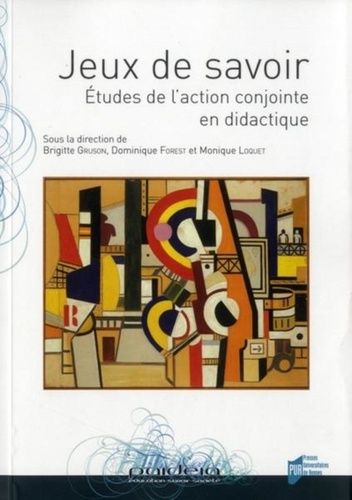 Emprunter Jeux de savoir. Etudes de l'action conjointe en didactique livre