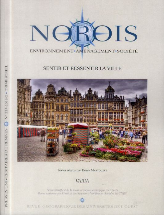 Emprunter Norois N° 227-2013/2 : Sentir et ressentir la ville livre