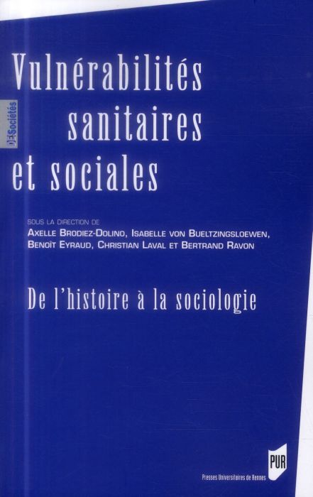 Emprunter Vulnérabilités sanitaires et sociales. De l'histoire à la sociologie livre