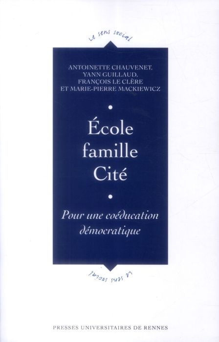 Emprunter Ecole, famille, Cité. Pour une coéducation démocratique livre