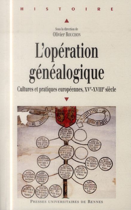 Emprunter L'opération généalogique. Cultures et pratiques européennes entre XVe et XVIIIe siècle livre