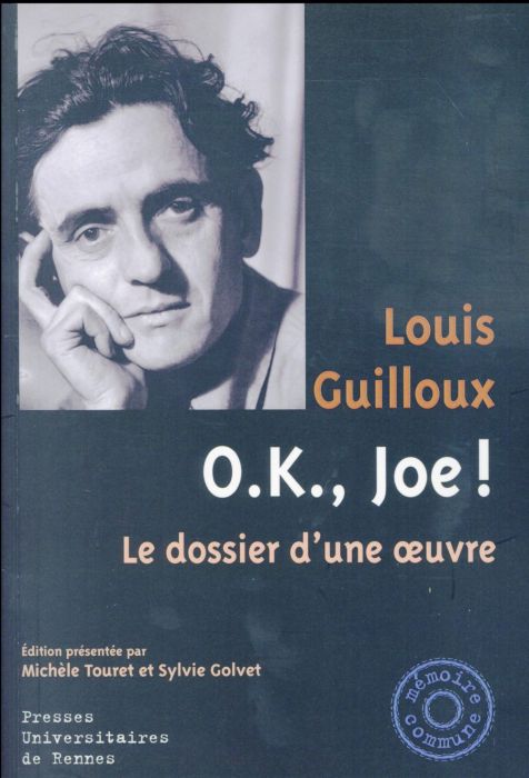 Emprunter OK, Joe ! Le dossier d'une oeuvre livre