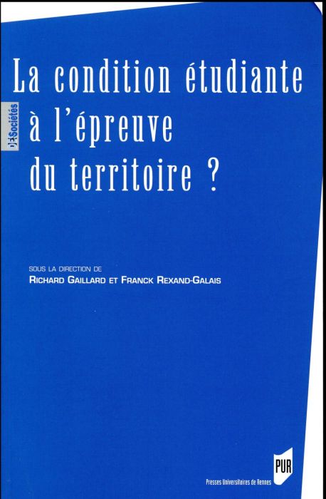 Emprunter La condition étudiante à l'épreuve du territoire ? livre