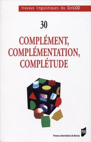 Emprunter Complément, complémentation, complétude livre