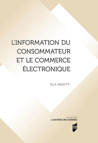 Emprunter L'information du consommateur et le commerce électronique livre