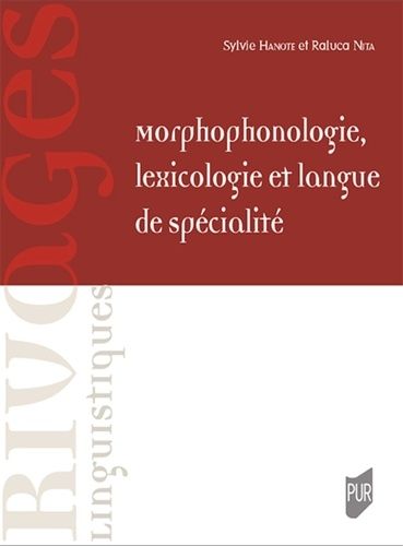 Emprunter Morphophonologie, lexicologie et langue de spécialité livre