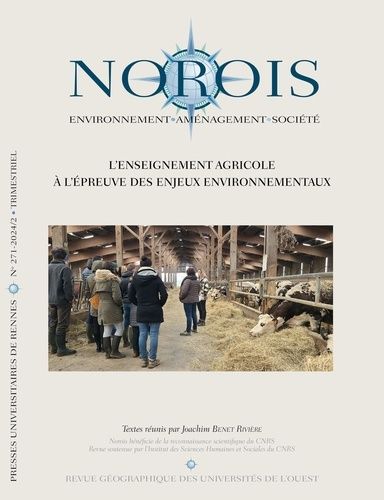 Emprunter Norois N° 271-2024/2 : L'enseignement agricole à l'épreuve des enjeux environnementaux livre