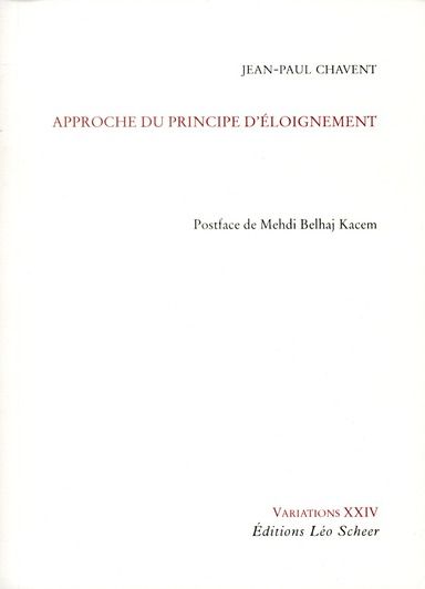 Emprunter Approche du principe d'éloignement livre