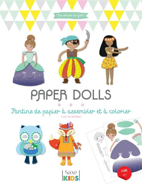 Emprunter Paper dolls. Pantins de papier à assembler et à colorier livre