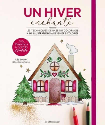 Emprunter Un hiver enchanté. Les techniques de base du coloriage + 40 illustrations à colorier & à détacher livre