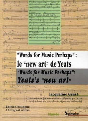 Emprunter Words for music perhaps : le new art de yeats. Edition bilingue livre