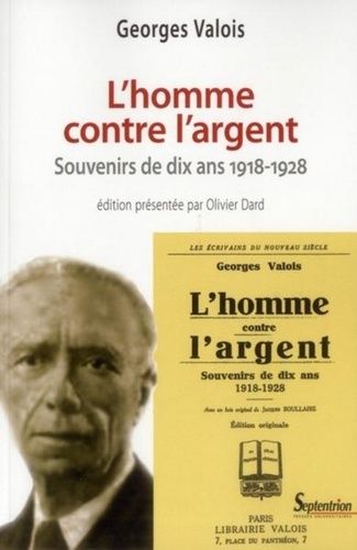 Emprunter L'homme contre l'argent. Souvenirs de dix ans (1918-1928) livre