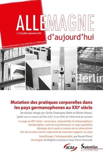 Emprunter Allemagne d'aujourd'hui N° 245, juillet-septembre 2023 : Mutation des pratiques corporelles dans les livre