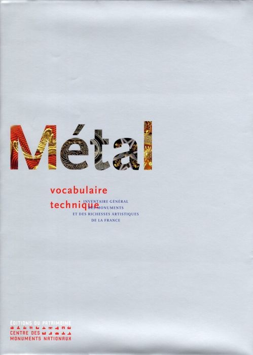 Emprunter Métal. Vocabulaire technique livre