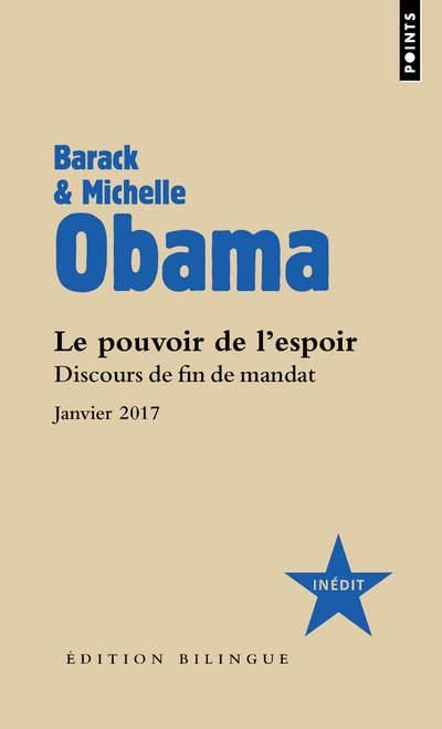 Emprunter Le pouvoir de l'espoir. Discours de fin de mandat. Janvier 2017, Edition bilingue français-anglais livre