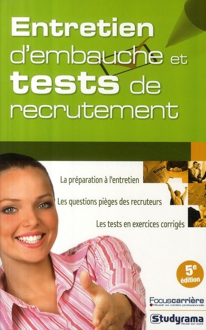 Emprunter Entretien d'embauche et tests de recrutement. 5e édition livre