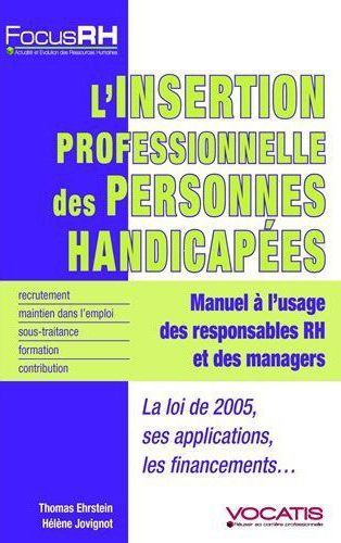 Emprunter L'insertion professionnelle des personnes handicapées livre