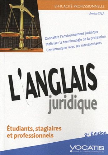 Emprunter L'anglais juridique. 2e édition livre