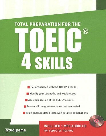 Emprunter Total Preparation for the TOEIC 4 Skills. Avec 1 CD audio MP3 livre