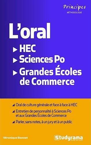 Emprunter L'oral, HEC, Sciences Po, Grandes écoles de commerce livre