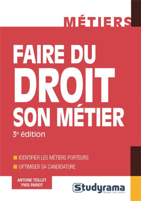 Emprunter Faire du droit son métier. 3e édition livre