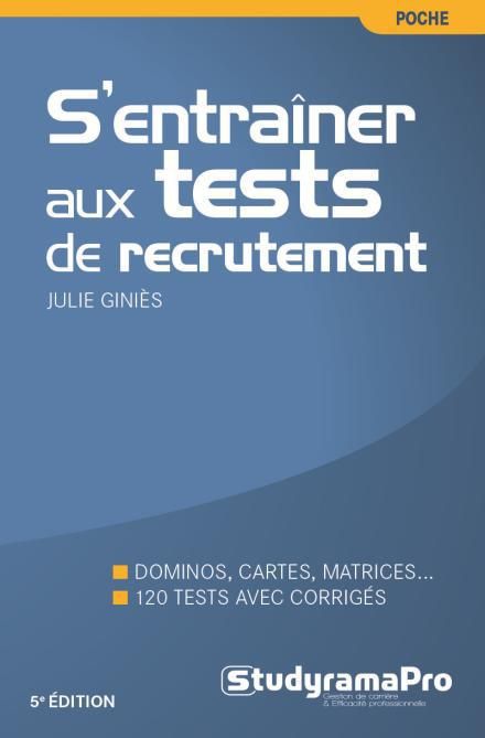 Emprunter S'entraîner aux tests de recrutement. 5e édition livre