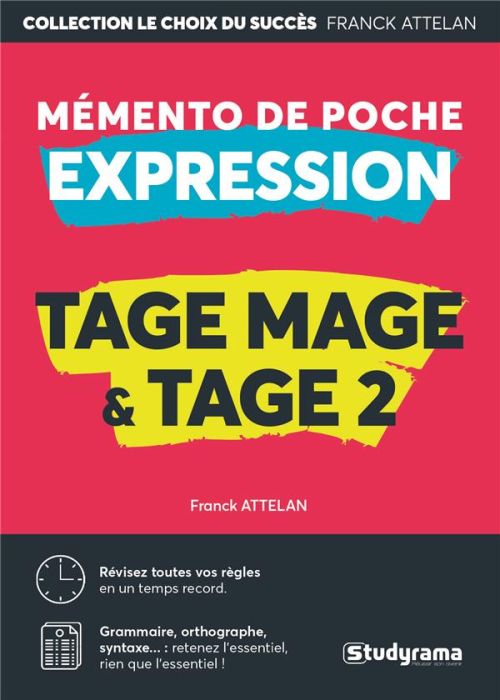 Emprunter Mémento de poche expression Tage Mage & Tage Mage 2 livre